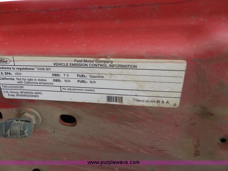 image for item K7231 2008 Ford F250 Super Duty SuperCab pickup truck