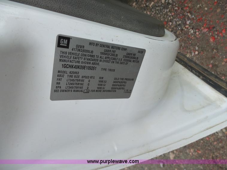 image for item K7232 2009 Chevrolet Silverado 2500HD Ext. Cab pickup truck