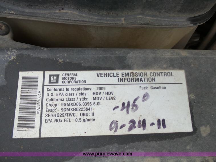 image for item K7232 2009 Chevrolet Silverado 2500HD Ext. Cab pickup truck