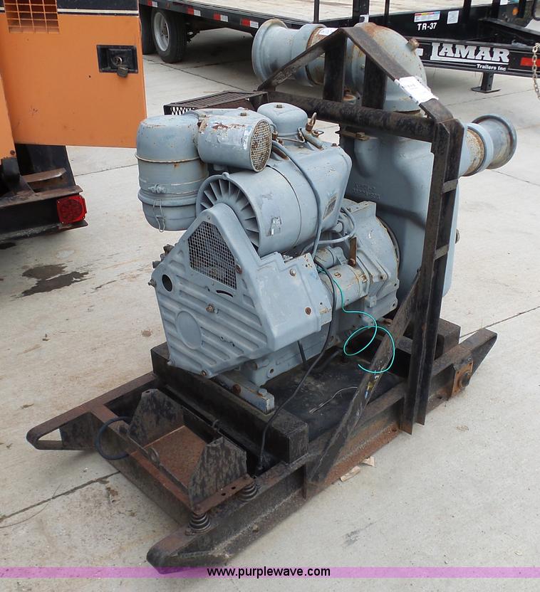 image for item K7972 Gorman Rupp 16D-F2L water pump