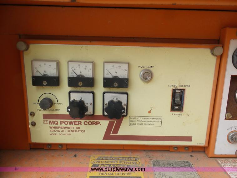 image for item K7976 Multi Quip Whisperwatt 40 generator