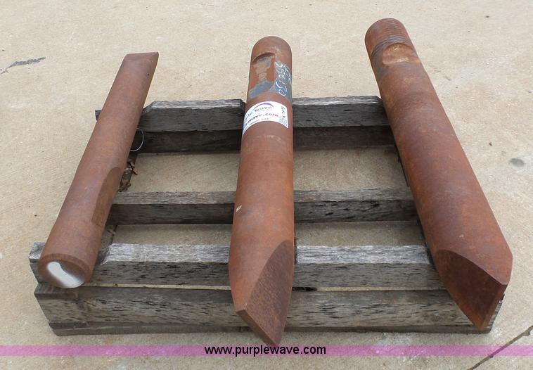image for item K7978 (3) hydraulic breaker bits