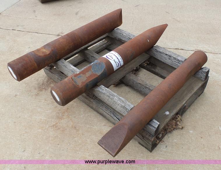 image for item K7978 (3) hydraulic breaker bits