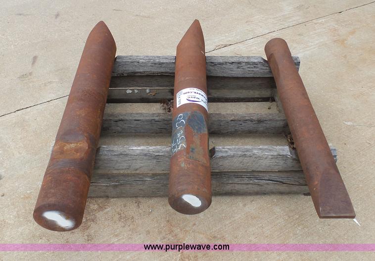 image for item K7978 (3) hydraulic breaker bits