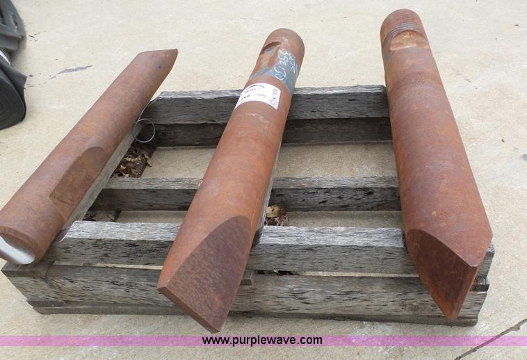 image for item K7978 (3) hydraulic breaker bits