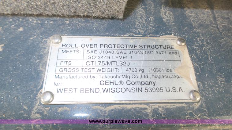 image for item K8285 2008 Gehl CTL75 skid steer