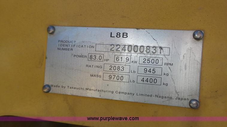 image for item K8285 2008 Gehl CTL75 skid steer