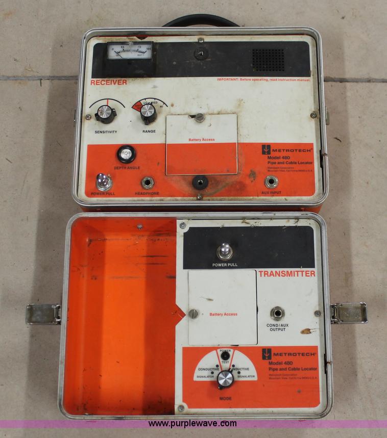 Metrotech 480 pipe and cable locator in Bray, OK Item K8880 sold