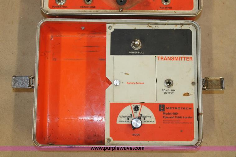 Metrotech 480 pipe and cable locator in Bray, OK Item K8880 sold