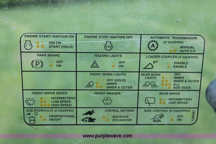 image for item K8902 2012 John Deere 310SK backhoe