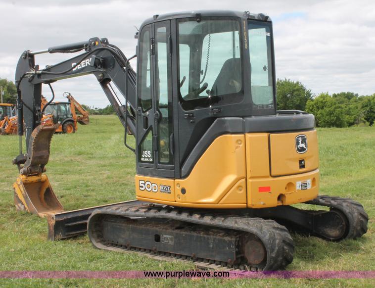 image for item K8903 2011 John Deere 50D mini excavator