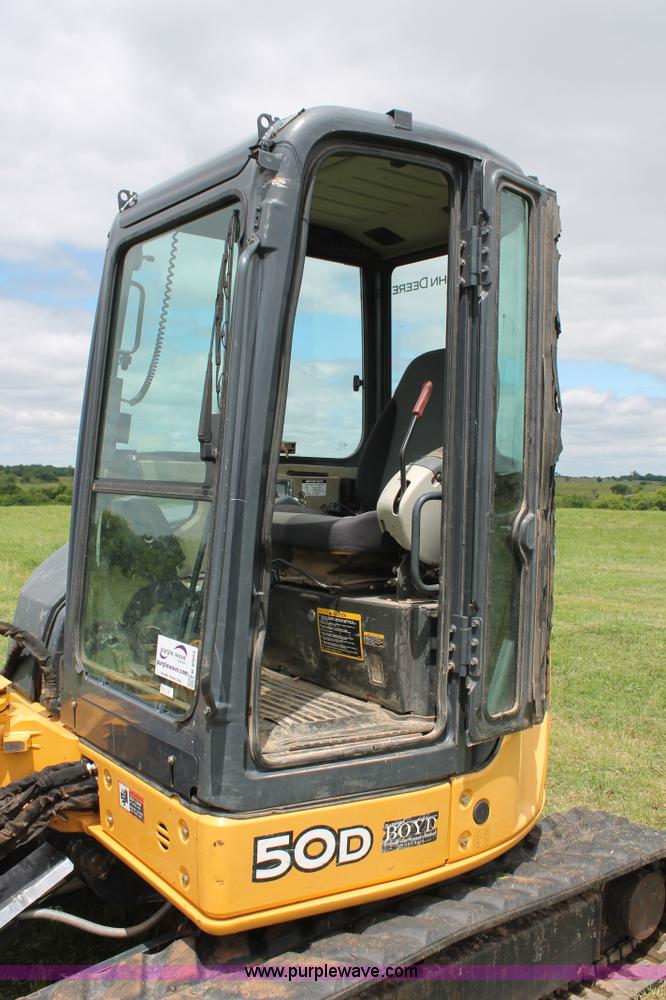 image for item K8903 2011 John Deere 50D mini excavator