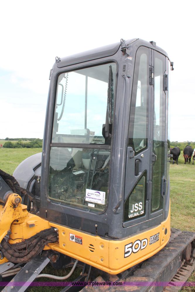 image for item K8903 2011 John Deere 50D mini excavator