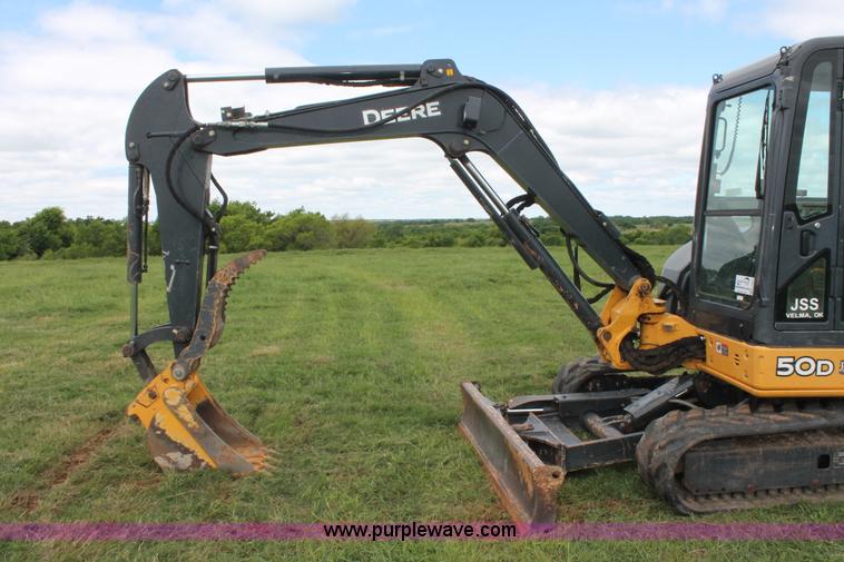 image for item K8903 2011 John Deere 50D mini excavator