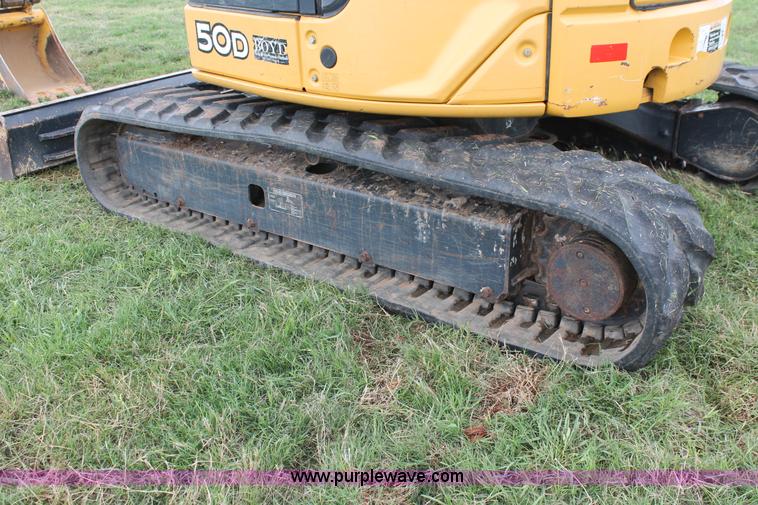 image for item K8903 2011 John Deere 50D mini excavator