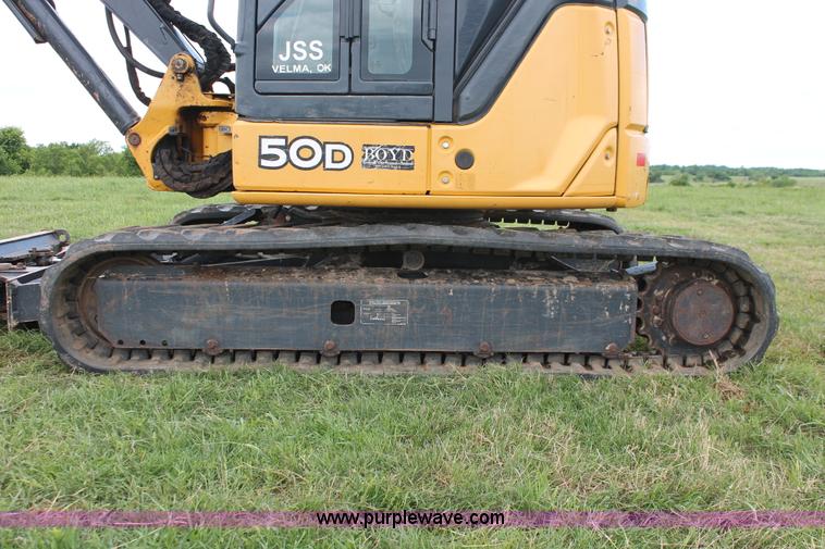 image for item K8903 2011 John Deere 50D mini excavator