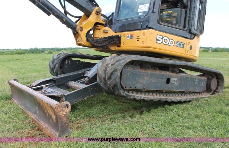 image for item K8903 2011 John Deere 50D mini excavator