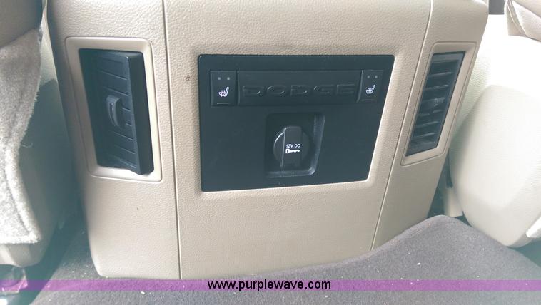 image for item K8910 2012 Dodge Ram 3500HD Laramie Quad Cab flatbed pickup truck