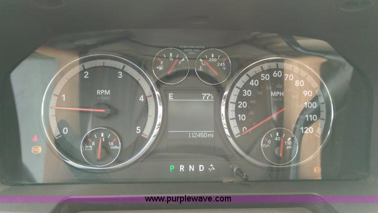 image for item K8918 2011 Dodge Ram 3500HD flatbed pickup truck