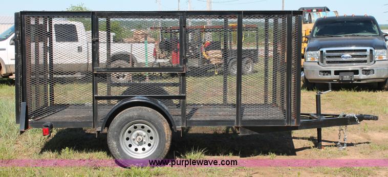 image for item K8964 2015 Texoma utility trailer