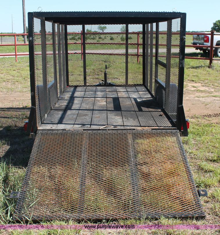 image for item K8964 2015 Texoma utility trailer