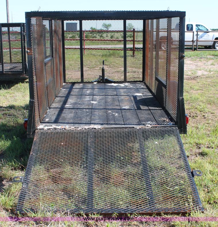 image for item K8965 2015 Texoma utility trailer