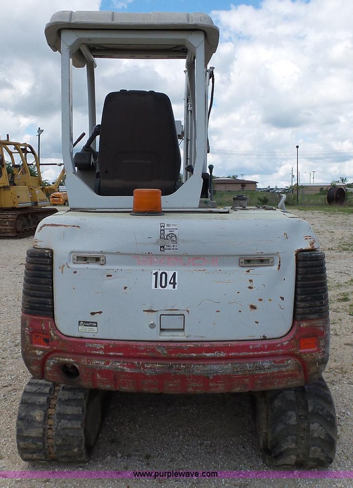 image for item L2015 2005 Takeuchi TB135 compact excavator