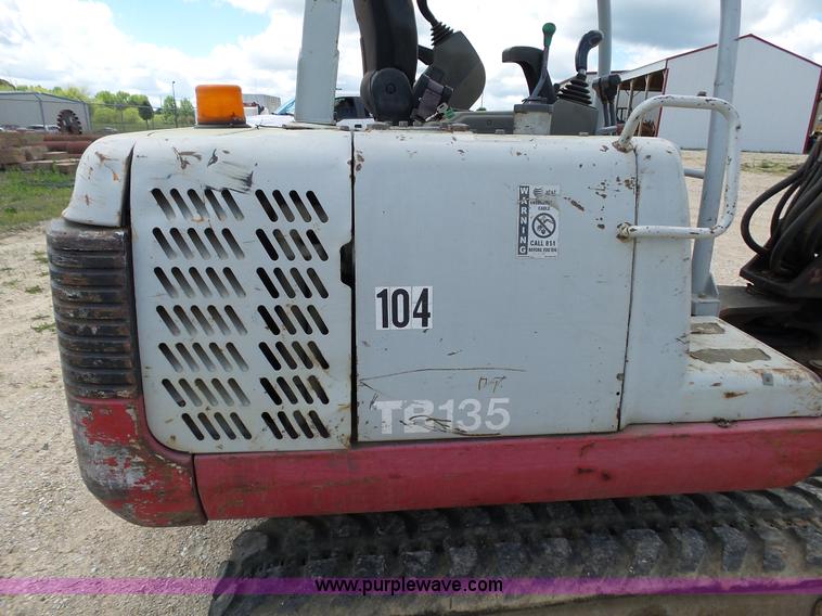 image for item L2015 2005 Takeuchi TB135 compact excavator