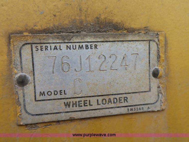image for item L5700 1978 Caterpillar 966C wheel loader
