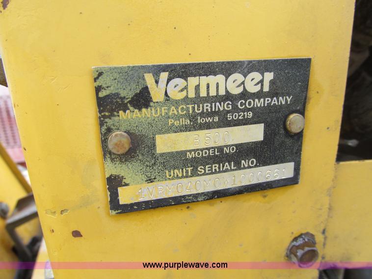 image for item L5705 1998 Vermeer V3550A trencher