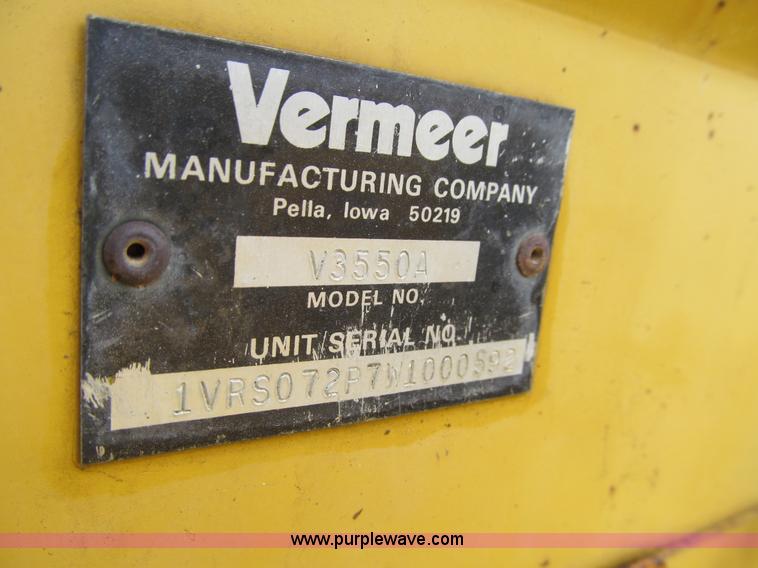 image for item L5705 1998 Vermeer V3550A trencher