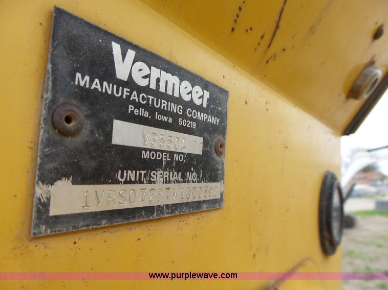 image for item L5705 1998 Vermeer V3550A trencher