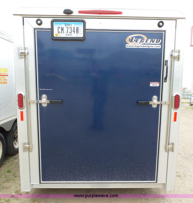 image for item L5706 2014 Legend 615DVNSA35 enclosed cargo trailer