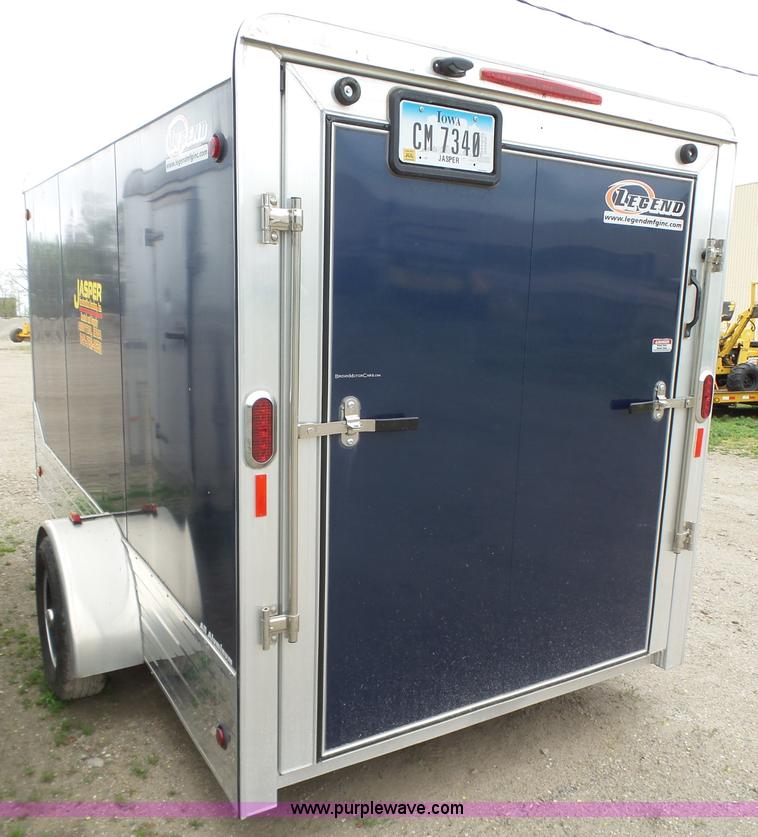 image for item L5706 2014 Legend 615DVNSA35 enclosed cargo trailer