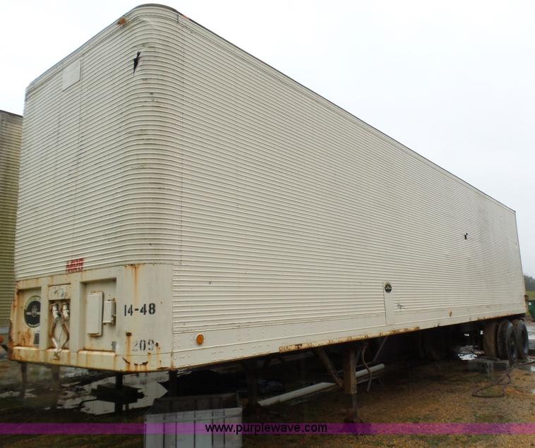 image for item L5772 1969 Shop built dry van trailer