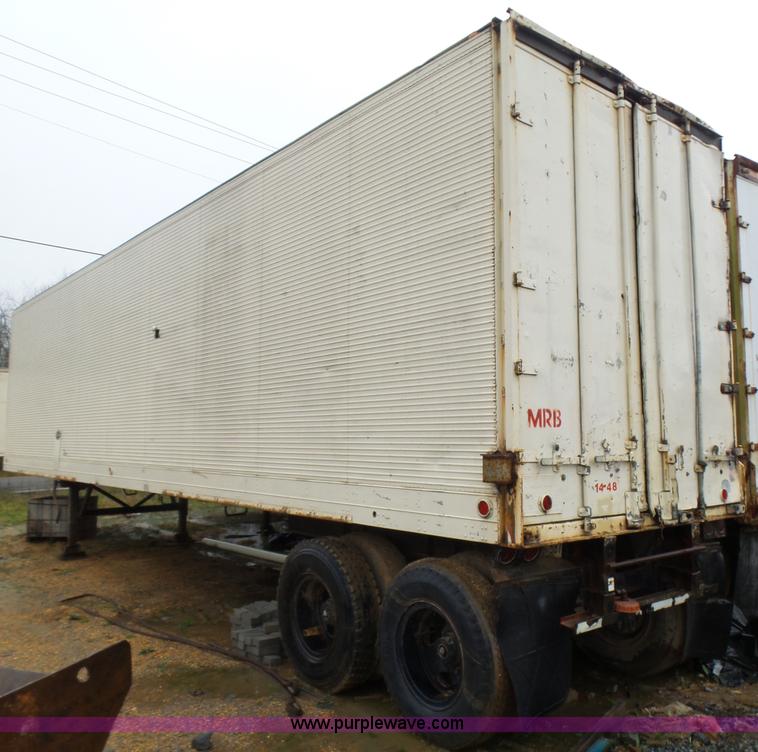 image for item L5772 1969 Shop built dry van trailer