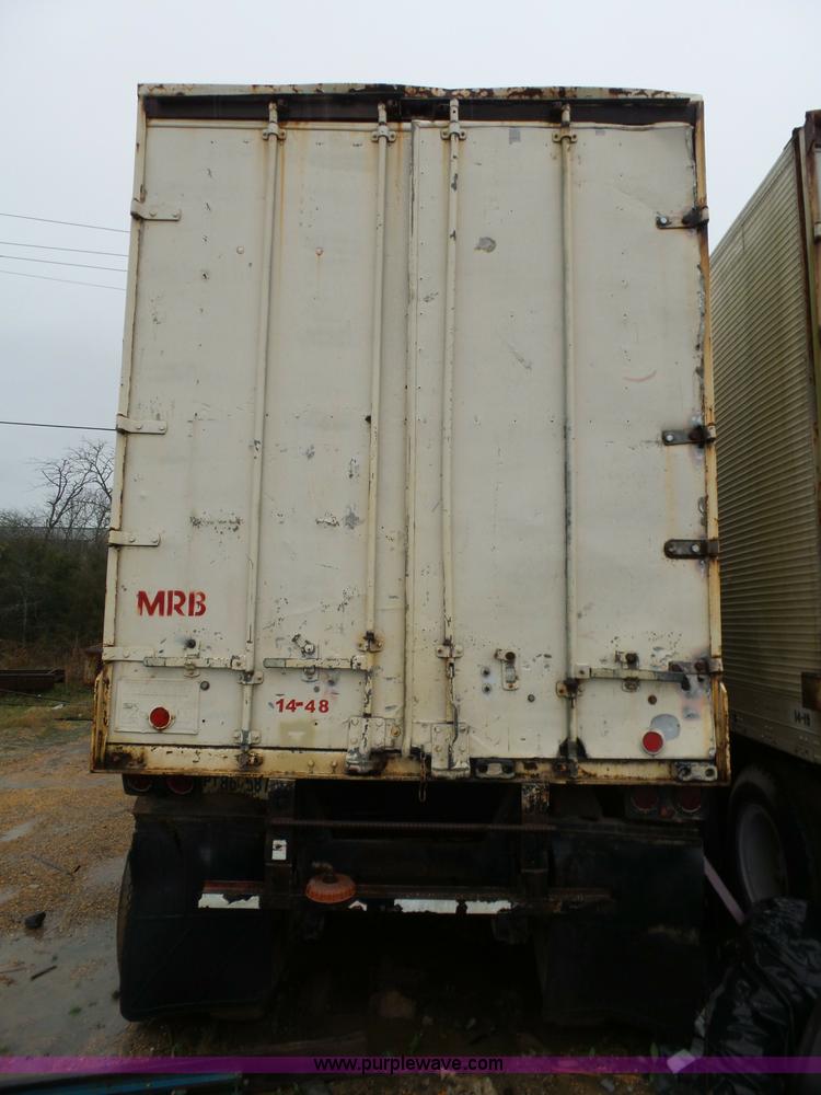 image for item L5772 1969 Shop built dry van trailer