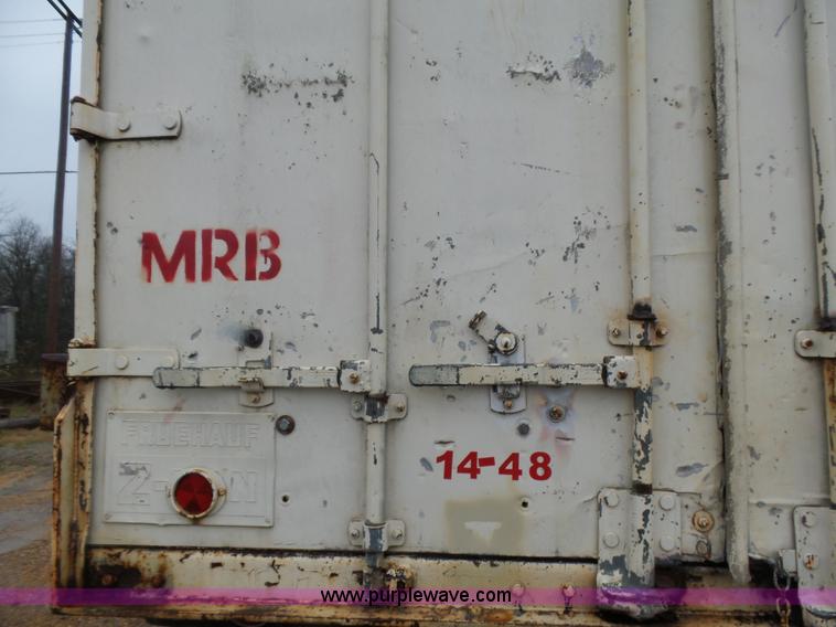 image for item L5772 1969 Shop built dry van trailer