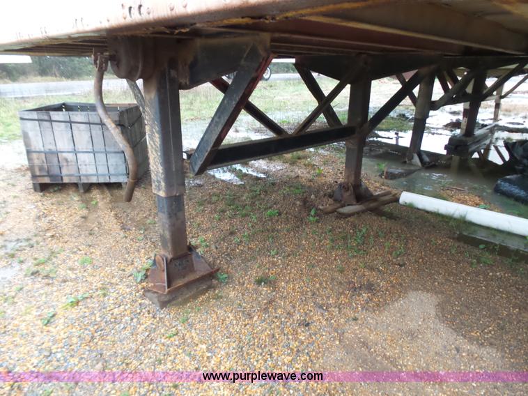 image for item L5772 1969 Shop built dry van trailer