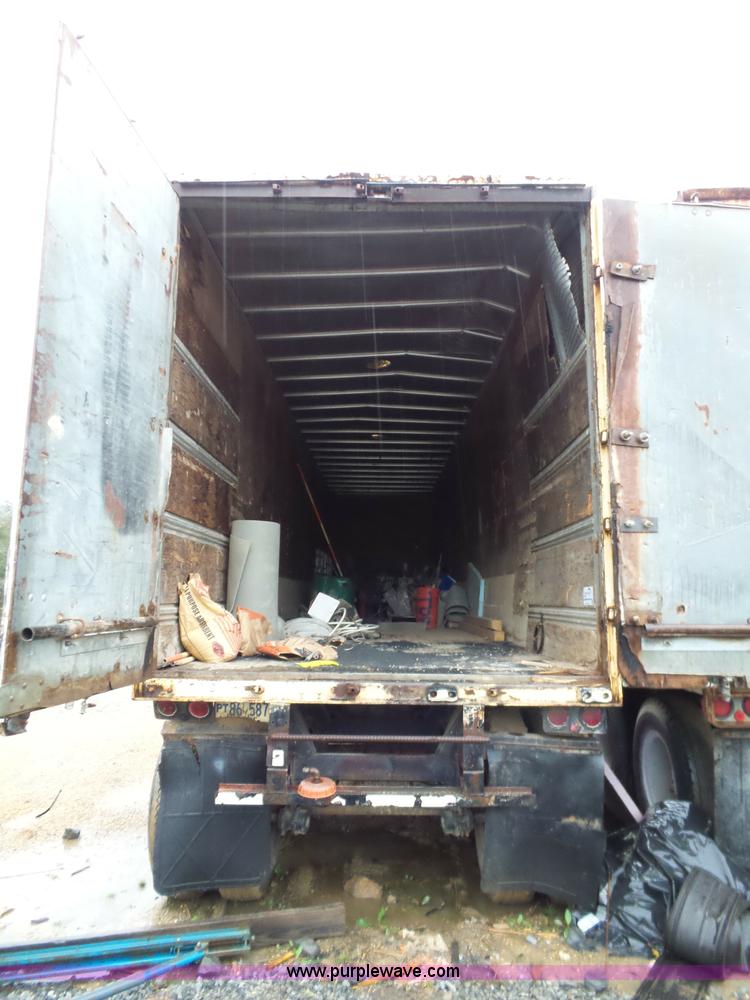 image for item L5772 1969 Shop built dry van trailer