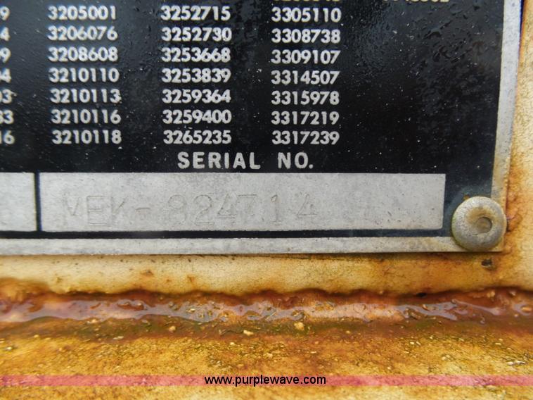 image for item L5772 1969 Shop built dry van trailer