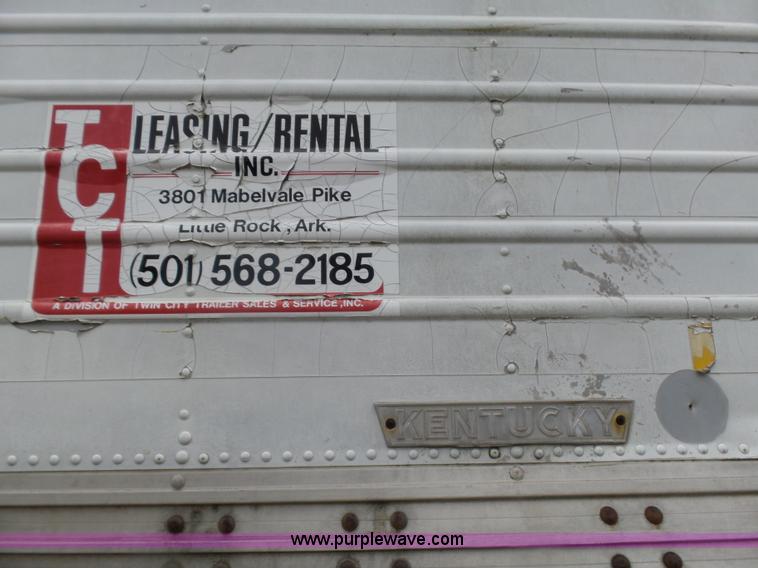 image for item L5777 1977 Kentucky dry van trailer