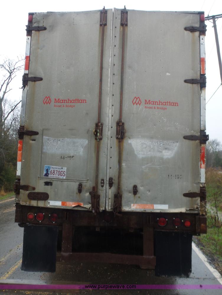 image for item L5778 1998 Shop built dry van trailer