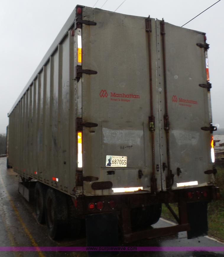 image for item L5778 1998 Shop built dry van trailer