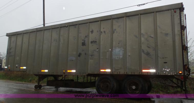 image for item L5778 1998 Shop built dry van trailer