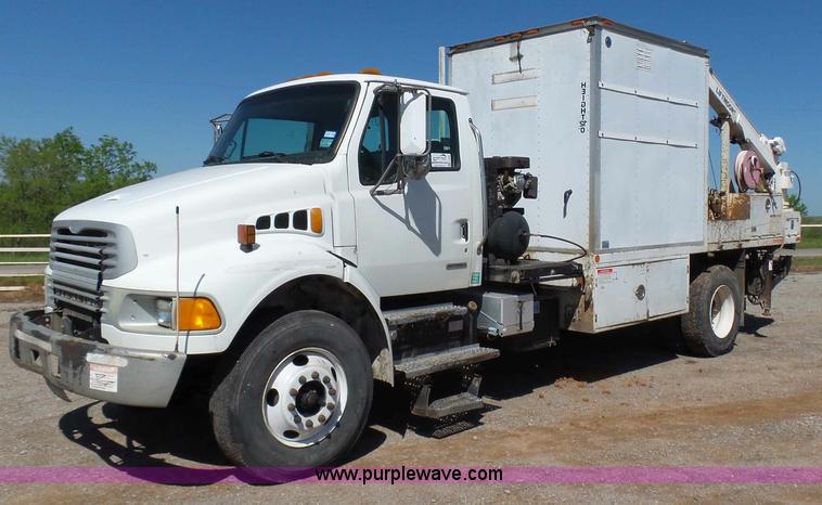 image for item L5825 2002 Sterling M7500 Acterra service truck with crane