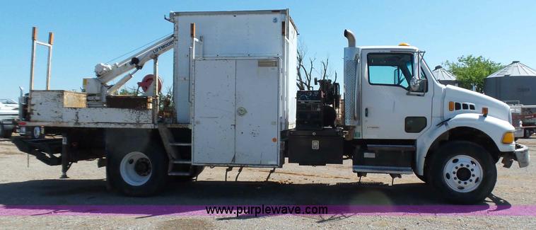 image for item L5825 2002 Sterling M7500 Acterra service truck with crane