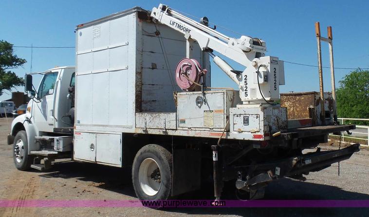 image for item L5825 2002 Sterling M7500 Acterra service truck with crane