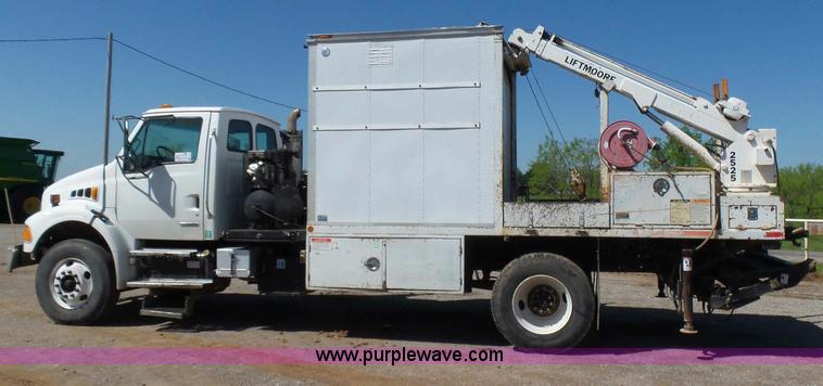 image for item L5825 2002 Sterling M7500 Acterra service truck with crane