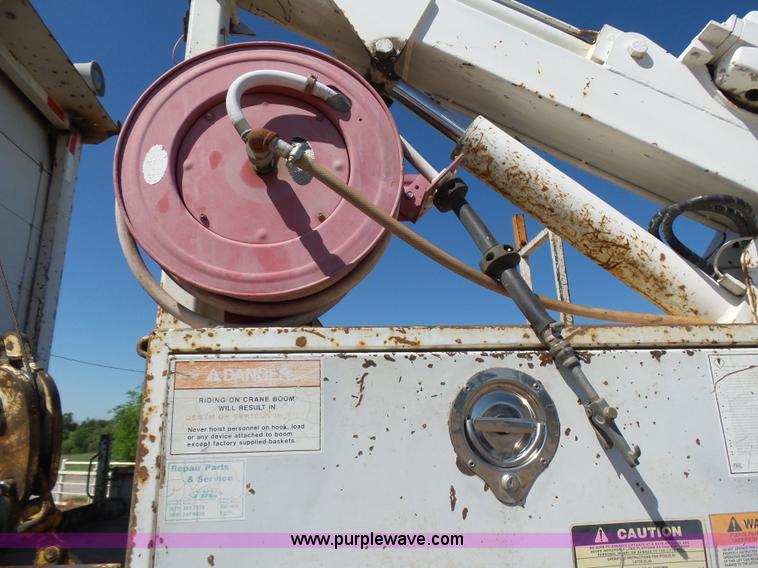 image for item L5825 2002 Sterling M7500 Acterra service truck with crane